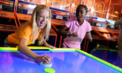Guests Playing Games at ESPN Zone Anaheim