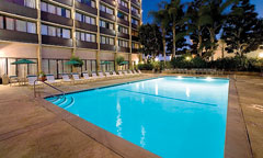 Pool Area at Clarion Hotel Anaheim Resort