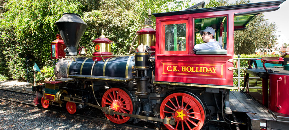 The Disneyland Railroad Train - C.K. Holliday