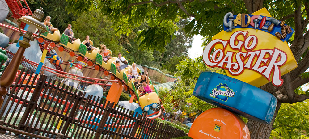 Guests Riding on Gadget's Go Coaster