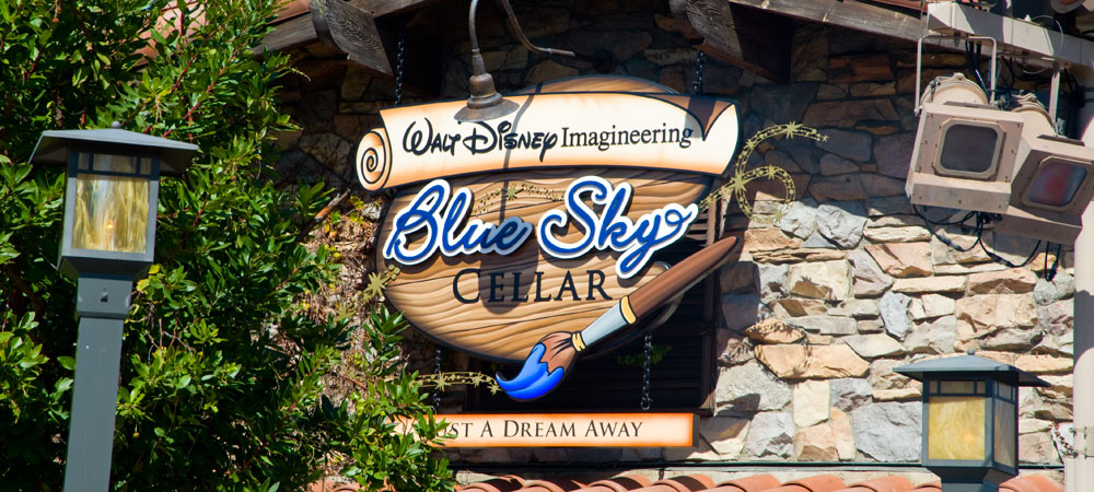 Sign for Walt Disney Imagineering Blue Sky Cellar 