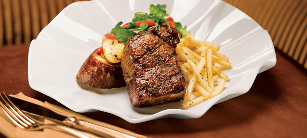 Entrée at Steakhouse 55