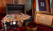 Pirate treasure coin collection.
