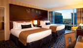 2 queen beds in a beautifully decorated room