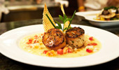 A plate of gorgeous scallops