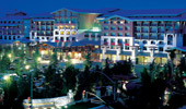 Nighttime view of Disney's Grand Californian Hotel & Spa