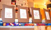 Signs: Omelets made to order; Huevos Rancheros or Chorizo and Eggs; Eggs made to order