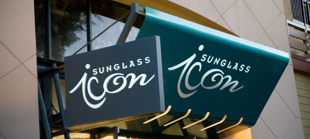 Sign for Sunglass Icon