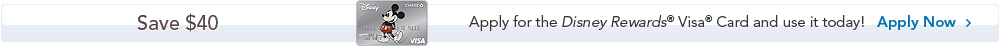 Save with the Disney Rewards&reg; Visa&reg; Card